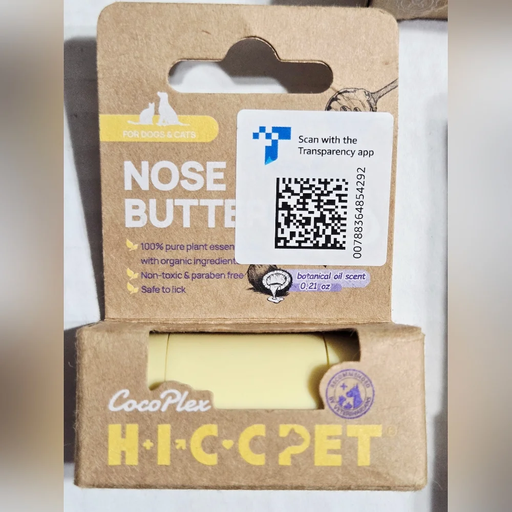 (3) HICC PET Dog Cat Nose Balm Soothes Repairs Moisturizes Dry Cracked 1.06 oz‎